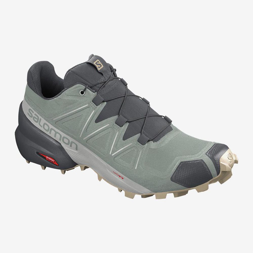 Zapatillas Trail Running Salomon Hombre Verde - Salomon Argentina SPEEDCROSS 5 ,215684-WMK